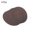 Unique Bargains Oval Elbow Knee Iron-on Repair Patches for Clothing 4 Pcs - 3 of 4