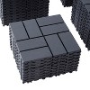 Dolonm 44-Pack 12"x12" Interlocking Deck Tiles – Waterproof Outdoor & Indoor Floor Tiles for Patio, Pool, Balcony – Easy Snap-Together Design - 4 of 4