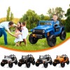 Coucheta 24V 2-Seater Electric Truck w/ Remote Control, 4x45W Motor, 4WD/2WD Switchable, LED Headlight & Music Player - Battery Powered Ride-On Toy - 2 of 4