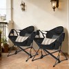 Ainfox 2 PACK Patio Hammock Chair Patio Camping Chair Patio Swing Chair Without Footrest For Indoor Outdoor - 2 of 4
