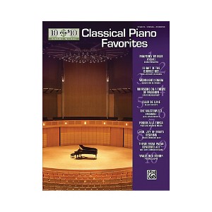 Alfred 10 For $10 Classical Piano Favorites (Piano, Vocal, and Chords Book) - 1 of 1