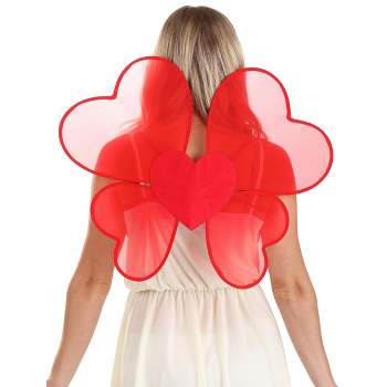 HalloweenCostumes.com   Heart-Shaped Wings Accessory Kit, Red