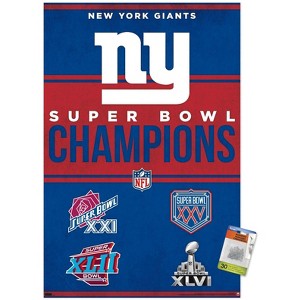Trends International NFL New York Giants - Champions 23 Unframed Wall Poster Prints - 1 of 4