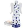 Blue Rose Polish Pottery L035 Manufaktura Large Angel Luminary - 2 of 2