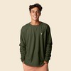 Dalix Astronaut Embroidered Cotton Classic Fit Long Sleeve Crewneck Tee Shirt Mens - 3 of 4