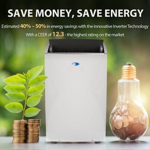 Whynter ARC-1230WN 14,000 BTU (12,000 BTU SACC) NEX Inverter Dual Hose Cooling Portable Air Conditioner with Smart Wi-Fi, up to 600 sq ft - 1 of 2