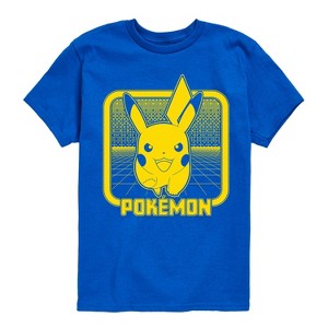 Boys' - Pokémon - Pikachu Retrogamer Short Sleeve Graphic T-Shirt - 1 of 4