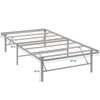 Modway Horizon Twin Bed Frame – Sleek Stainless Steel Platform Frame with Modern Minimalist Design - 2 of 4