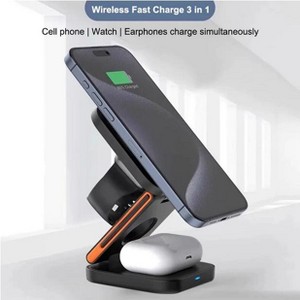 Link Foldable Wireless Charger for iPhone, Android & QI Enabled Devices - Great for Travelling - 1 of 4