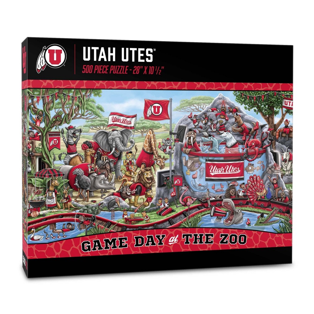 Photos - Jigsaw Puzzle / Mosaic NCAA Utah Utes Game Day at the Zoo 500pc Puzzle