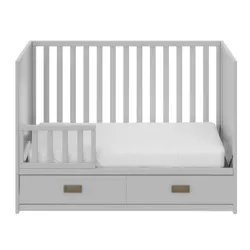 Little Seeds Haven Toddler Guard Rail, Dove Gray