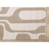 Rug Branch Mid-Century Geometric, Tonal/Solid Cream Indoor Area Rug - 4 of 4