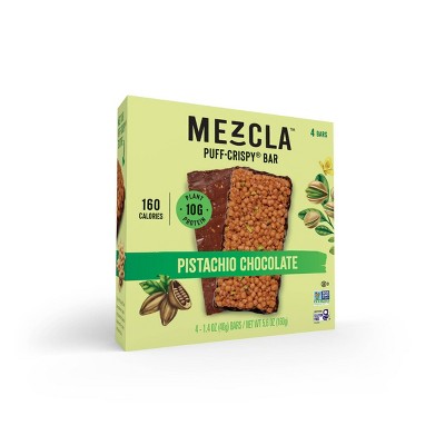 Mezcla Plant Based Protein Bar Italian Pistachio Chocolate - 10g Protein - 0.36/4ct