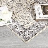 Washable Vintage Runner Rug, Non-Slip Oriental Entryway Carpet, Soft Foldable Low Pile Hallway Rug for Kitchen, Laundry - 4 of 4