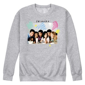Men's - Friends - Retro Milshakes Graphic Fleece Sweatshirt - 1 of 4