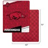 NCAA Arkansas Razorbacks Diagonal Ghost Checker Double Sided Blanket - 3 of 3