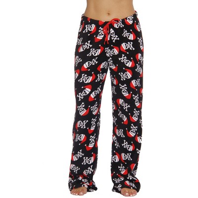 Just Love Womens  Print Plush Fleece Pajama Pants