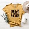 Simply Sage Market Women's Self Love Club Block Short Sleeve Graphic Tee - 2 of 2