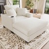 GDFStudio Eureka 41"W Oversized Upholstered Chaise Lounge Chair with USB Port and Cup Holder - 4 of 4