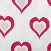 16"x16" Valentine's Day Burning Love Square Throw Pillow Bold Pink - e by design: Festive, Comfortable, Indoor Decor - 2 of 4
