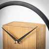 11" Ultra-Modern Ring Clock, Brown - 2 of 4