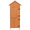 Patio Storage Cabinet Brown 16.7"x25.2"x74.8" - 3 of 4