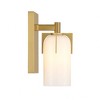 Savoy House Caldwell 1 - Light Vanity in  Warm Brass - 4 of 4
