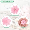 Unique Bargains Artificial Satin Durable Flexible Decorative Mini Ribbon Flowers with Rhinestones 1.2 Inch 200 Pcs - 2 of 4