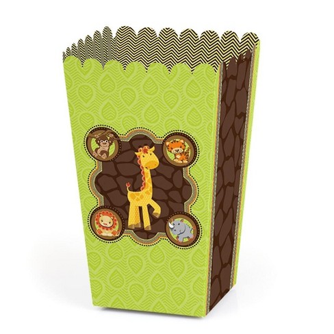 Big Dot Of Happiness Funfari Fun Safari Jungle Baby Shower Or Birthday Party Favor Popcorn Treat Boxes Set Of 12 Target