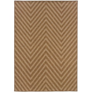 Oriental Weavers Karavia 1330X Tan/ Light Tan Indoor/Outdoor Area Rug - 2'5" x 4'5" - 1 of 4