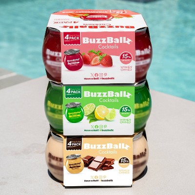 BuzzBallz Choco Tease Cocktails - 4pk/200ml Bottles