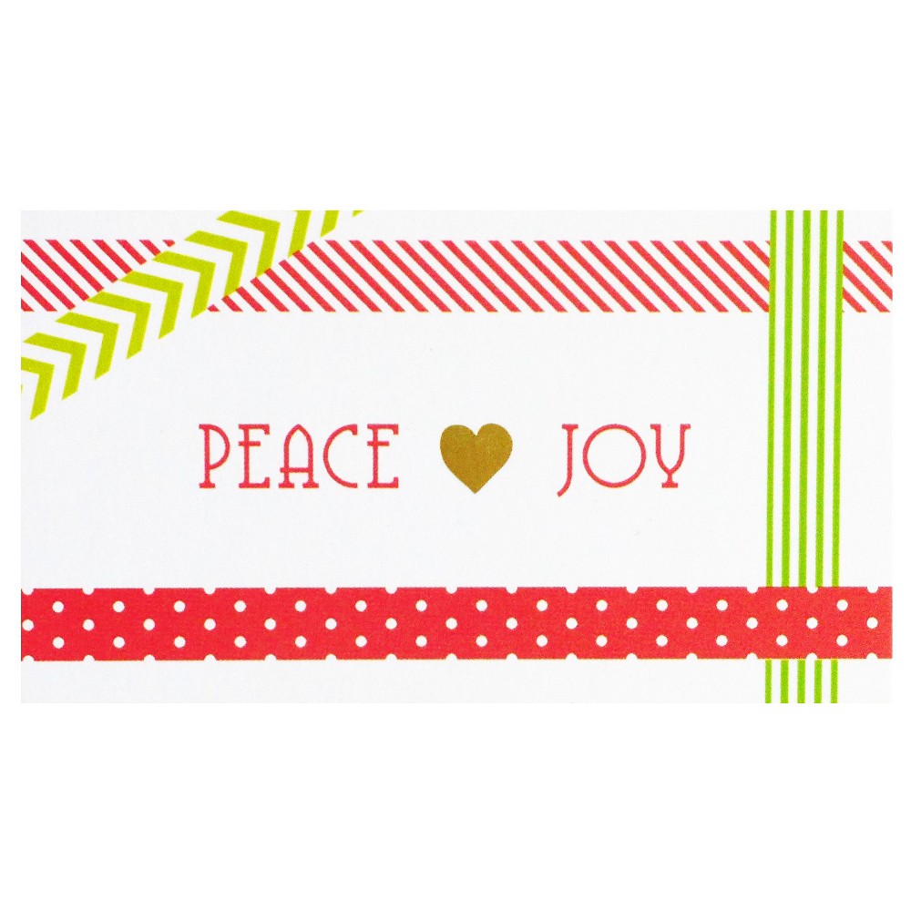 "Peace & Joy" Gift Tag