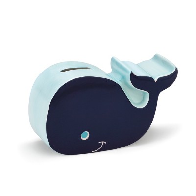 DEMDACO Whale Bank 7 x 4 - Blue