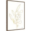 Amanti Art Rooted Florals V Gold by Becky Thorns Canvas Wall Art Print Framed 16 x 23-in. - 3 of 4