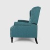 Apaloosa Oversized Wingback Press-Back Recliner Teal - Christopher Knight Home - 4 of 4
