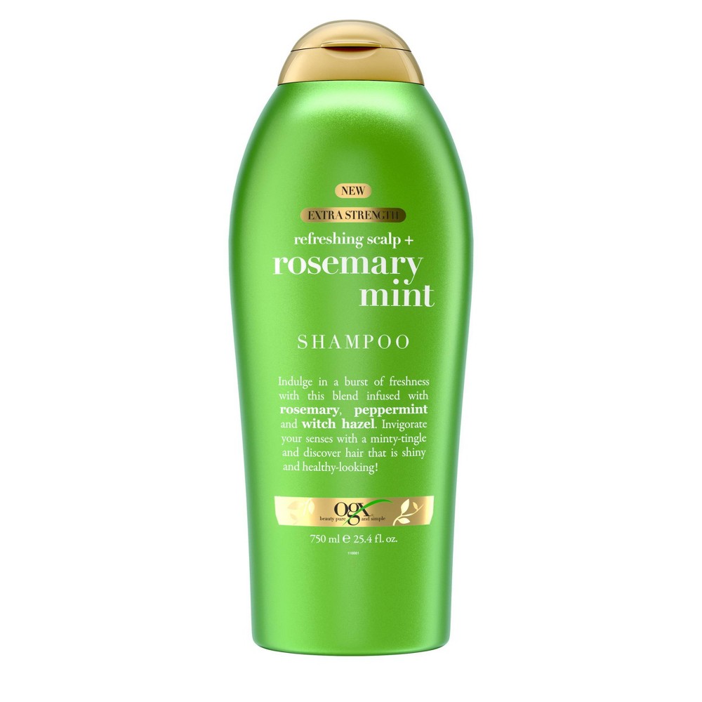 Photos - Hair Product OGX Rosemary Mint Extra Strength Hair Shampoo - 25.4 fl oz 