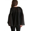 Women's Bell & Tassel Lace Tunic Top - entro - 4 of 4