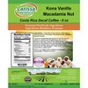 Larissa Veronica Kona Vanilla Macadamia Nut Costa Rica Decaf Coffee (Gourmet, Naturally Flavored, Whole Coffee Beans) (8 oz, ZIN: 564570) - 2 of 4