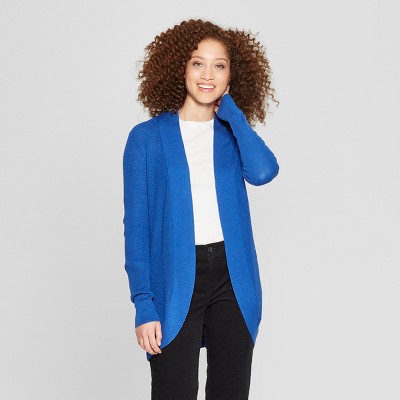 target blue cardigan