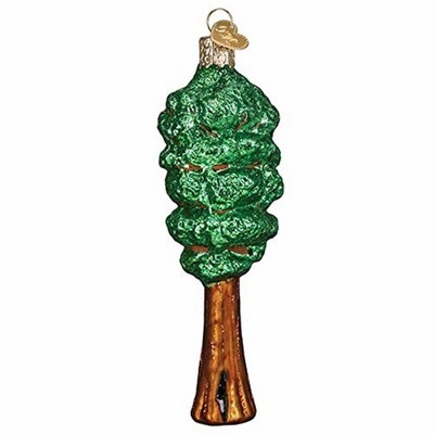 Old World Christmas Blown Glass Ornament for Christmas Tree, Redwood
