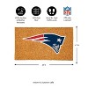 EvergreenNFLNew England Patriots Logo Natural Coir 28 x 16 Inches Indoor Outdoor Doormat - 3 of 4