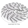 Unique Bargains Natural Twisted Cotton Craft Railings Home Decor Tug of War 3-Strand Rope 1 Pc - 2 of 4
