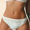 Women's Elegant Embroidered White Bikini Bottoms - Cupshe - 3 of 4