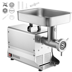 VEVOR Meat Grinder, 21 Lbs/Min Capacity Electric Meat Grinders with Blade, Grinding Plate, Sausage Maker, Stainless Steel Commercial Meat Mincer - 1 of 4