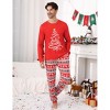 Clearlove Christmas Family Matching Pajama Set Adults Kids Holiday Fleece Pjs Santa Print Cozy Xmas Sleepwear - 2 of 4