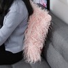 PiccoCasa Soft Long Shaggy Faux Fur Soft Plush Square Throw Pillow Covers - 4 of 4