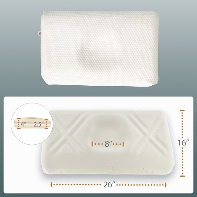 Ultimate Firm White Foam Cervical Support Pillow