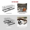 LunaLulinlk Expandable Pots and Pans Lid Organizer Rack, Cabinet Organizer with 10 Adjustable Compartment - 3 of 4