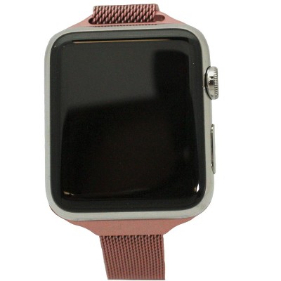 Olivia Pratt Solid Skinny Mesh Apple Watch Band