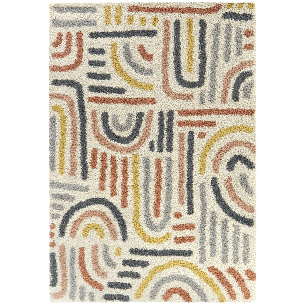 Marie Contemporary Shag Kids' Rug Cream